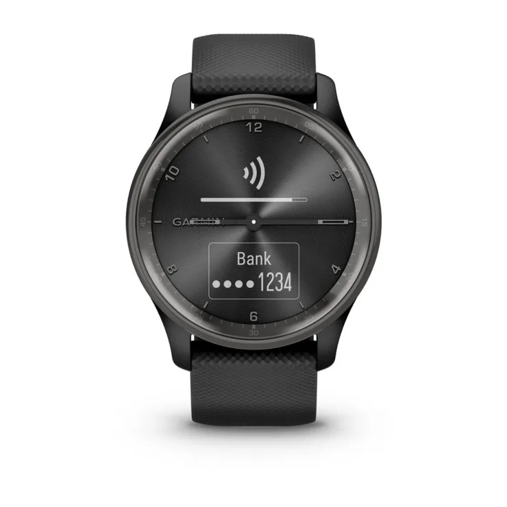 Garmin vívomove Trend - 40 mm - schwarz - intelligente Uhr mit Band, Ansicht 4