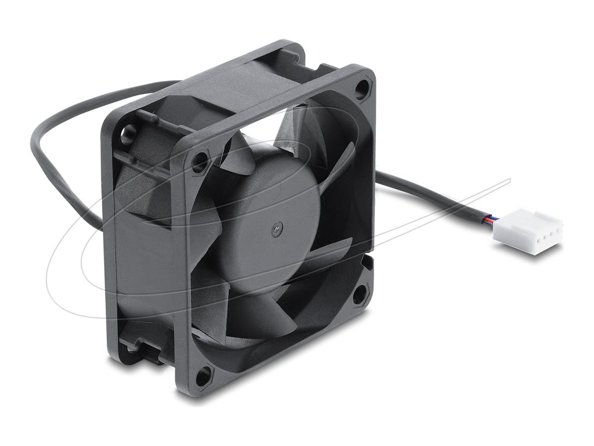 Delock Axiallüfter DC 60 x 60 25 mm mit PWM Lüfteranschluss