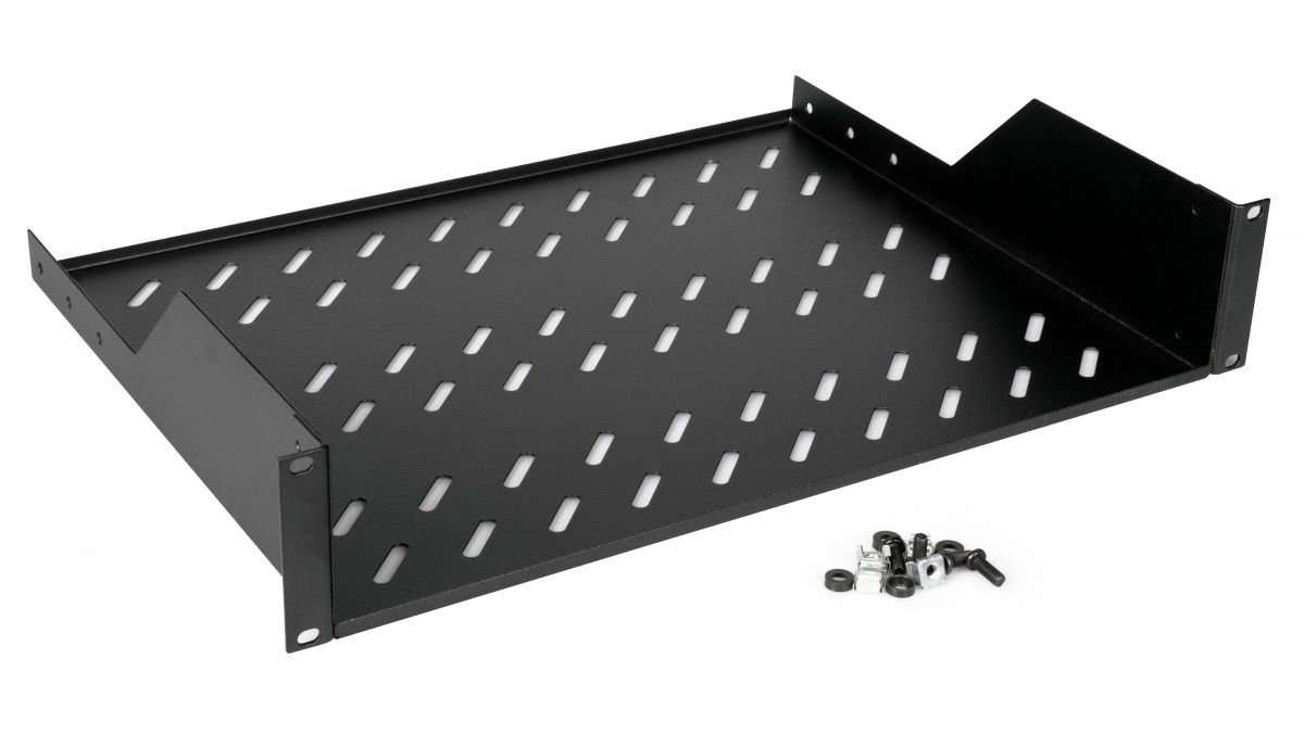 Equip Fachboden fest 19 für Serverschränke 2U 80cm sw - 0,8 m, Ansicht 3