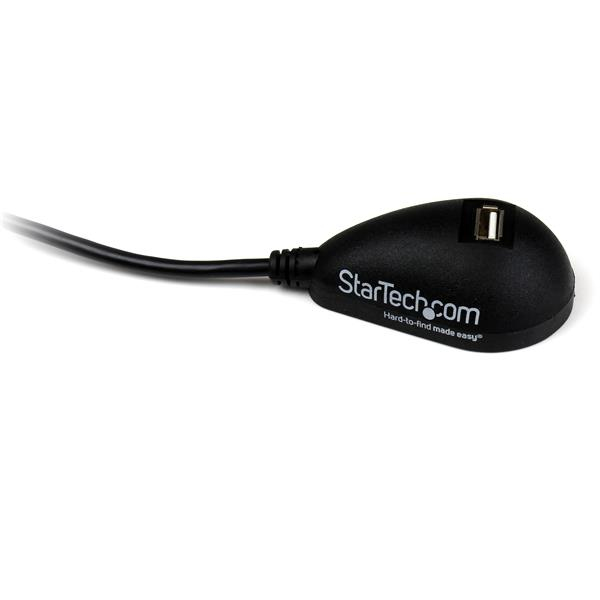 StarTech.com USB 2.0 Verlängerung 1,5m mit Dockingstation - USB-A Verlängerungskabel Stecker auf Buchse, Ansicht 2