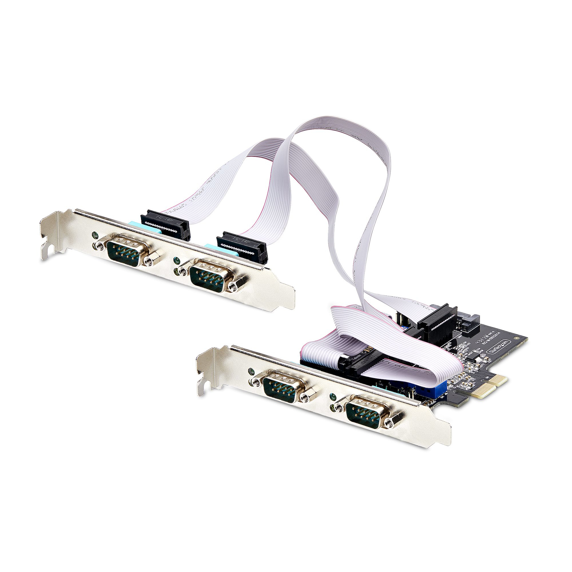 StarTech.com 4-Port Serial PCIe Card, Quad-Port PCI Express to RS232/RS422/RS485 (DB9), Ansicht 2