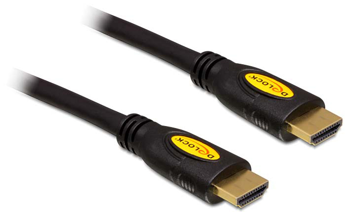 Delock High Speed - HDMI mit Ethernetkabel - HDMI (M), Ansicht 2