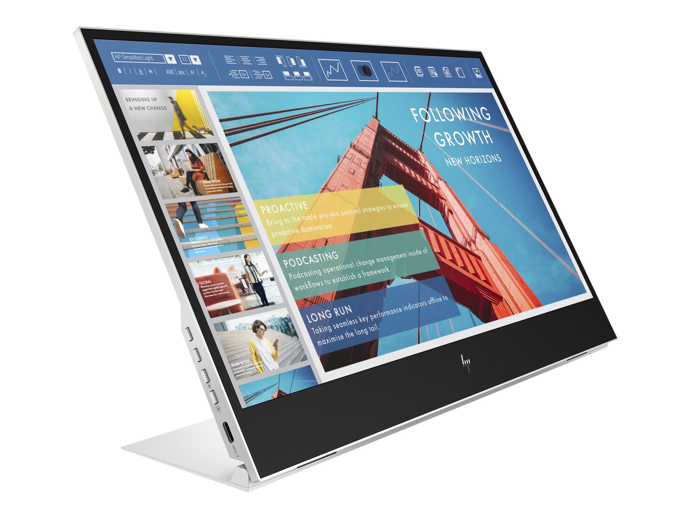 HP E14 G4 Portable - LED-Monitor - 35.6 cm (14)
