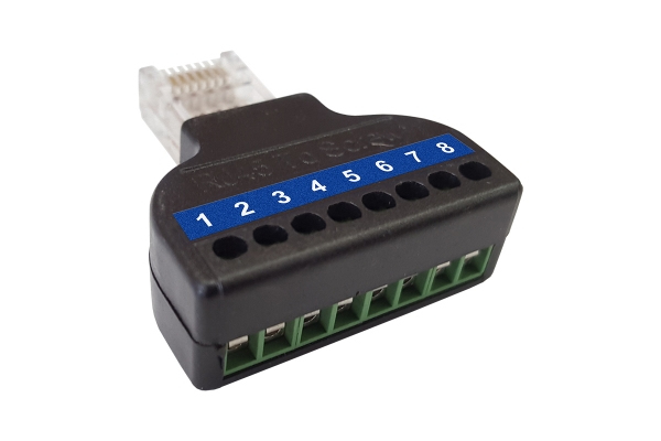 WANTEC Splitter 2wIP für 4 Leitungen/nur 5627 verwendb. - Schwarz - 1 Stück(e), Ansicht 2