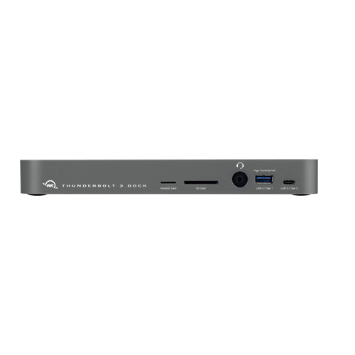 OWC OWCTB3DK14PSGG - Kabelgebunden - Thunderbolt 3 - 3,5 mm - 10,100,1000 Mbit/s - Grau - MicroSD (TransFlash) - SD, Ansicht 3