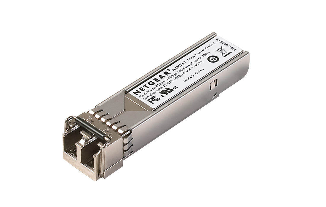 Netgear ProSafe AXM761 - SFP+-Transceiver-Modul - 10 GigE - 10GBase-SR - LC Multi-Mode, Ansicht 2