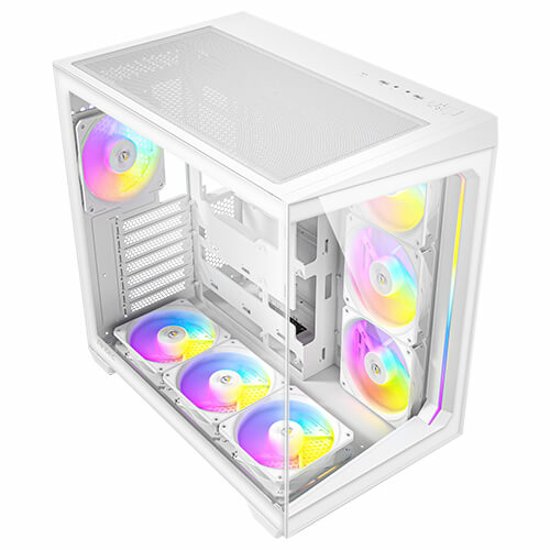 Antec C5 - Mid tower - ATX - Seitenteil mit Fenster (gehärtetes Glas), Ansicht 4