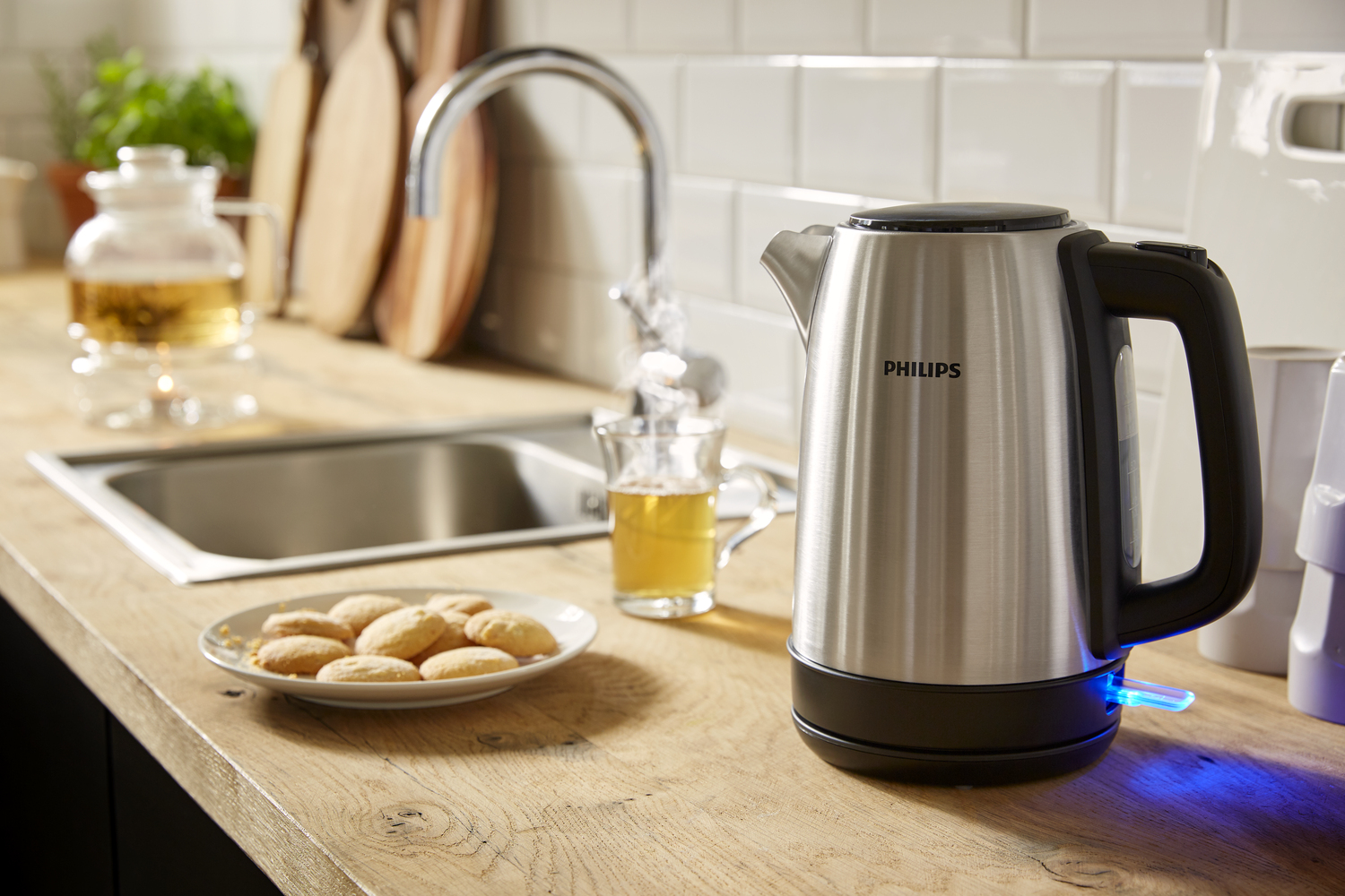 Philips Daily Collection HD9350/91 - 1,7 l - 2200 W - Schwarz - Edelstahl - Polypropylen (PP) - Edelstahl - Wasserstand, Ansicht 4