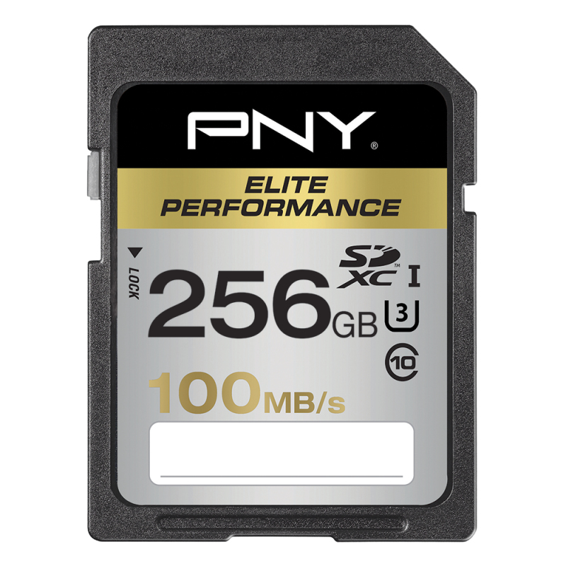 PNY Elite Performance - Flash-Speicherkarte - 256 GB, Ansicht 3