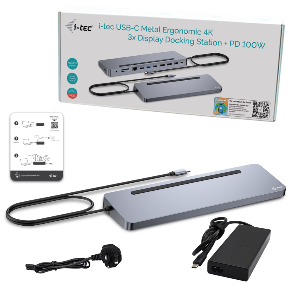 i-tec Dockingstation - für Tablet, Laptop - USB-C / USB4 / Thunderbolt 3 / Thunderbolt 4, Ansicht 2