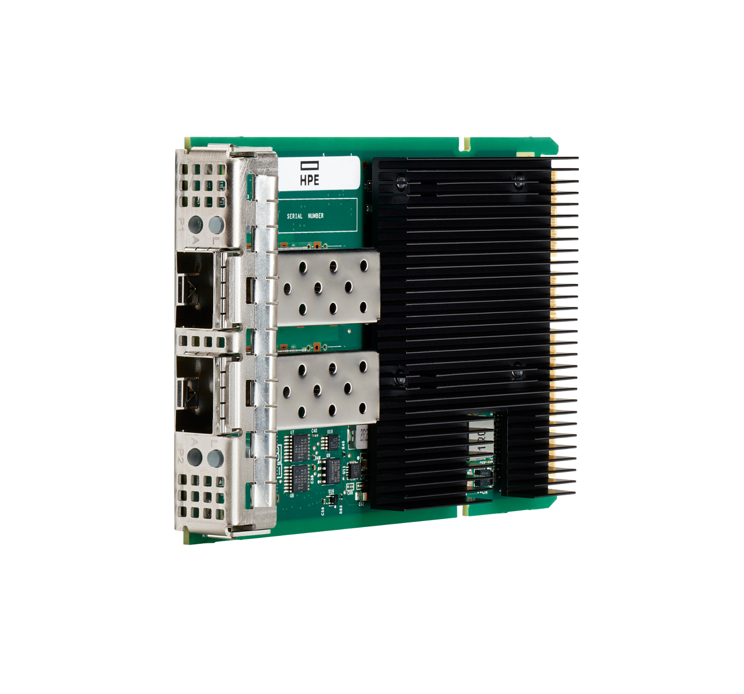 HPE Broadcom BCM57414 Ethernet 10/25Gb 2-port SFP28 OCP3 - Eingebaut - Kabelgebunden - PCI Express - Ethernet / Fiber - 25000 Mbit/s