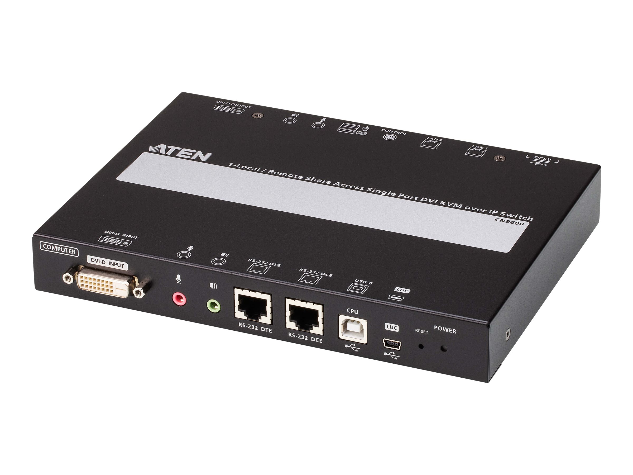 ATEN CN9600 DVI KVM over IP Switch - Fernsteuerungsgerät - GigE
