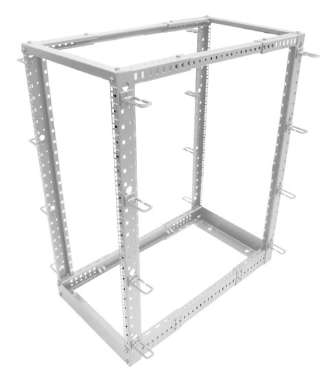 ALLNET ALL-SW4POST12GRAU Freistehend 12U Grau Rack, Ansicht 2