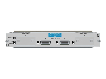 HPE Switch yl 10-GbE 2P CX4 + 2P X2 Module - Erweiterungsmodul