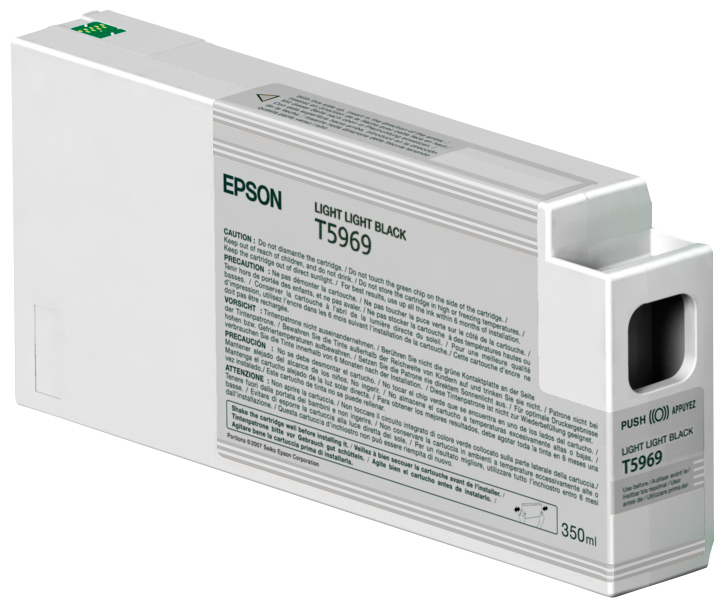 Epson Singlepack Light Light Black T596900 UltraChrome HDR, 350 ml, Tinte auf Pigmentbasis, 350 ml, 1 Stück(e)