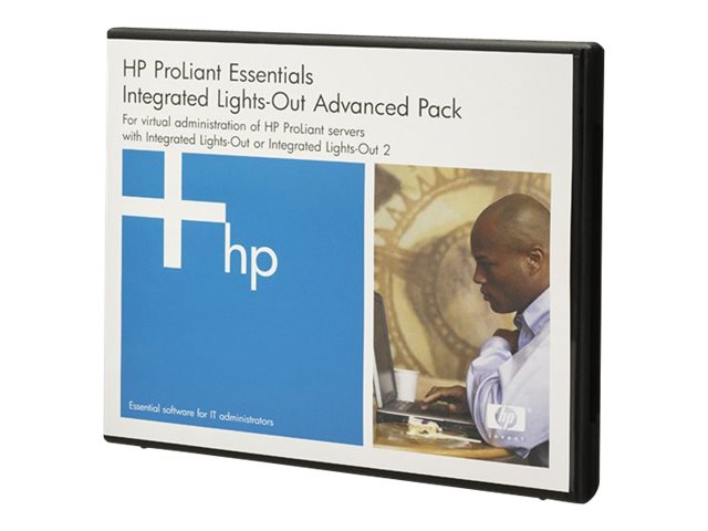 Lizenz HP ProLiant Essentials iLO Advanced Pack - 1 Server Lizenz ohne Media mit 1 Jahr 24x7 Technical Support & Update