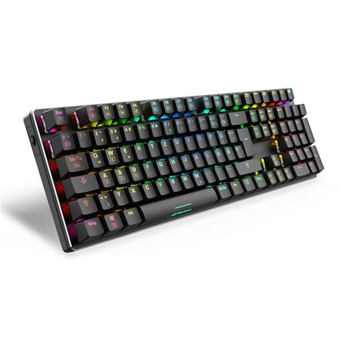 Sharkoon SKILLER SGK36W Red - TL: Deutsch, QWERTZ, Ansicht 3