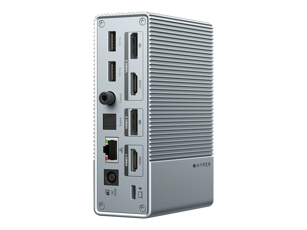 Targus HyperDrive GEN2 - Dockingstation - USB-C - 2 x HDMI, 2 x DP - 1GbE - für Apple MacBook Air (Mitte 2022)