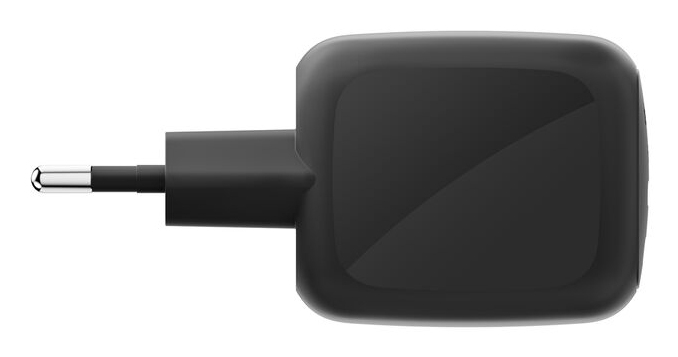 Belkin BoostCharge Pro - Netzteil - GaN - 67 Watt - Fast Charge, PD 3.1/PPS - 2 Ausgabeanschlussstellen (2 x USB-C) - Schwarz, Ansicht 4
