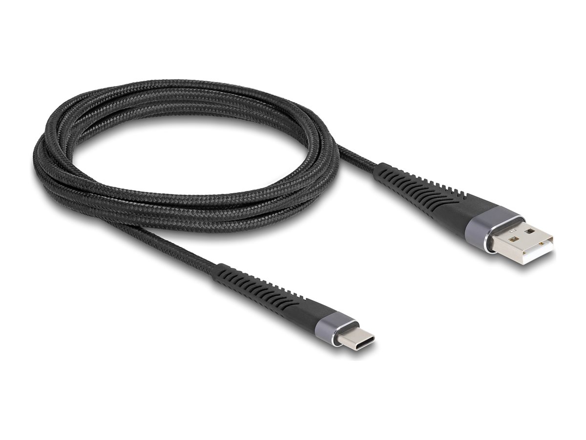 Delock USB-Kabel - USB (M) zu USB-C (M) - USB 2.0 - 20 V - 3 A - 2 m - USB-C Power Delivery (60W)