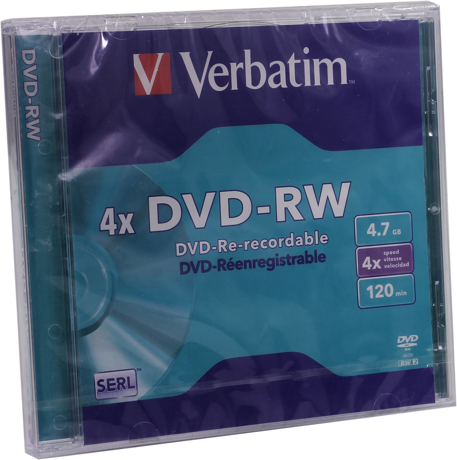 Verbatim DataLifePlus - 5 x DVD-RW - 4.7 GB 4x - Jewel Case (Schachtel), Ansicht 4