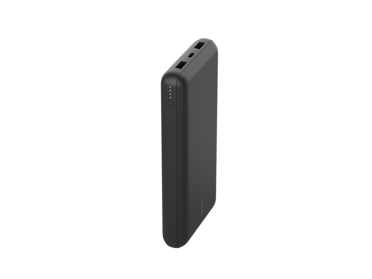 Belkin BoostCharge - Powerbank - 20000 mAh - 15 Watt - 3 Ausgabeanschlussstellen (2 x USB, 24 pin USB-C) - schwarz, Ansicht 4