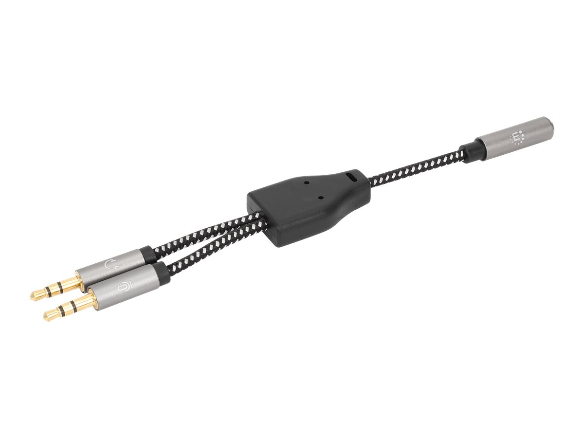 Manhattan Headset Adapter Cable with Stereo Audio