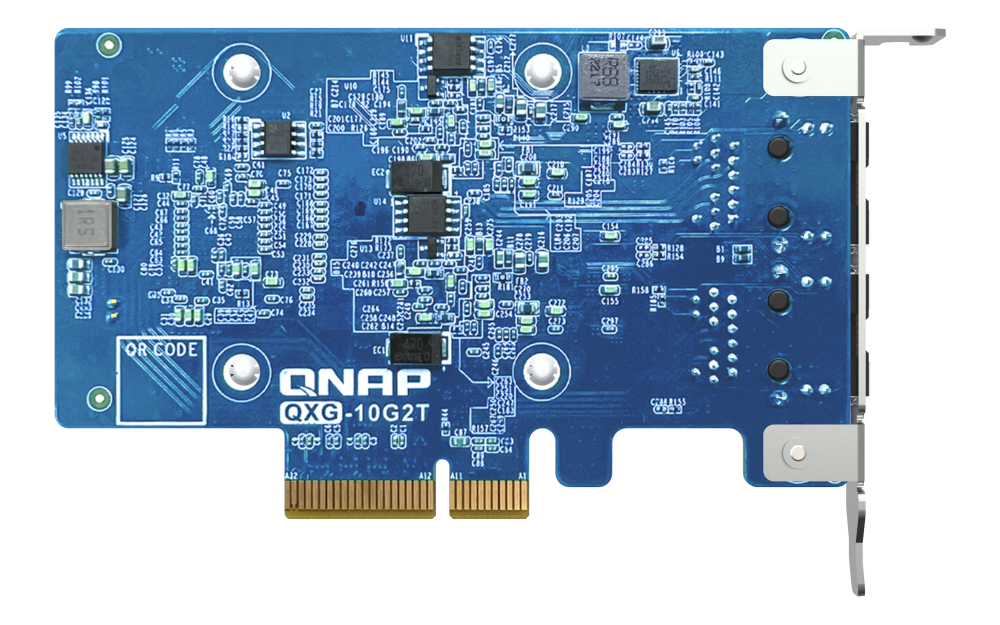 QNAP QXG-10G2T Netzwerkadapter-PCIe 10 GBE RJ45 x2, Ansicht 2