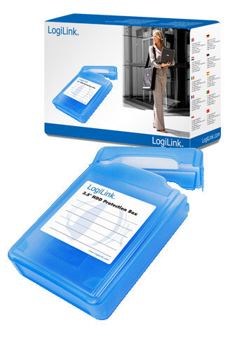 LogiLink 3.5 HDD Protection Box for 1 HDD - Festplattenlaufwerk-Schutzgehäuse, Ansicht 2