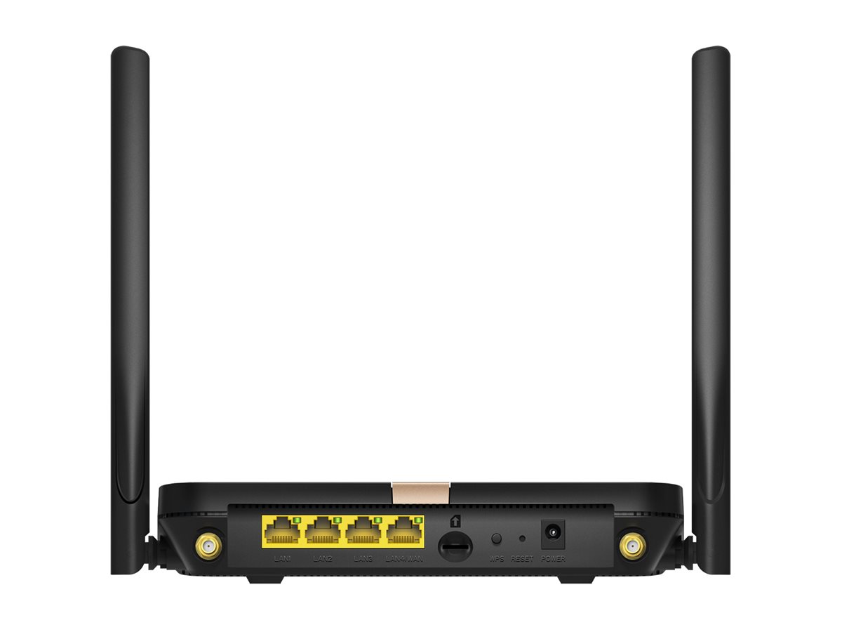 CUDY LT500D - Wi-Fi 5 (802.11ac) - Dual-Band (2,4 GHz/5 GHz) - Eingebauter Ethernet-Anschluss - 4G - Schwarz, Ansicht 3