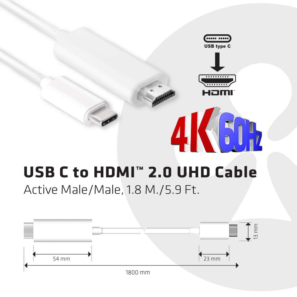 Club 3D Externer Videoadapter - USB-C 3.1, Ansicht 4