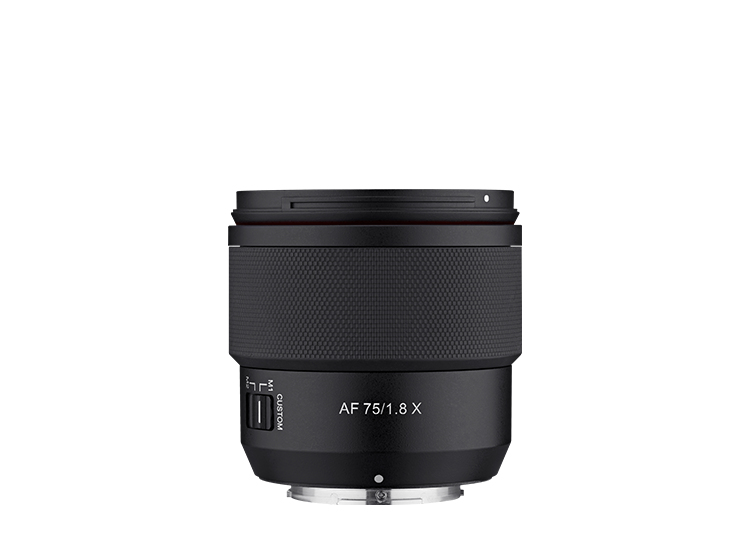 Samyang AF 1,8/75 FE Fuji X, Ansicht 2