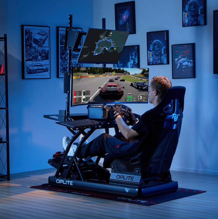 Oplite Monitor Mount R8 Single black retail, Ansicht 3