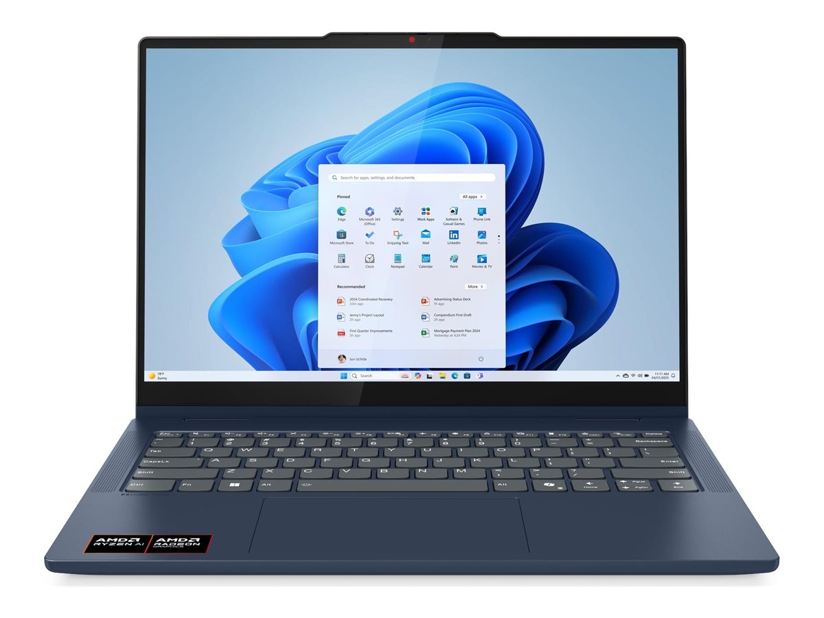 Lenovo IdeaPad 5 2-in-1 14AKP10 83KT - Flip-Design - AMD Ryzen AI 7 350 / 2 GHz - Win 11 Home - Radeon 860M - 16 GB RAM - 1 TB SSD NVMe - 35.6 cm (14")