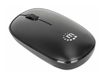 Manhattan MW3050 Kabellose USB-Maus 3 Tasten Mausrad schwarz - Maus - 1.200 dpi, Ansicht 2