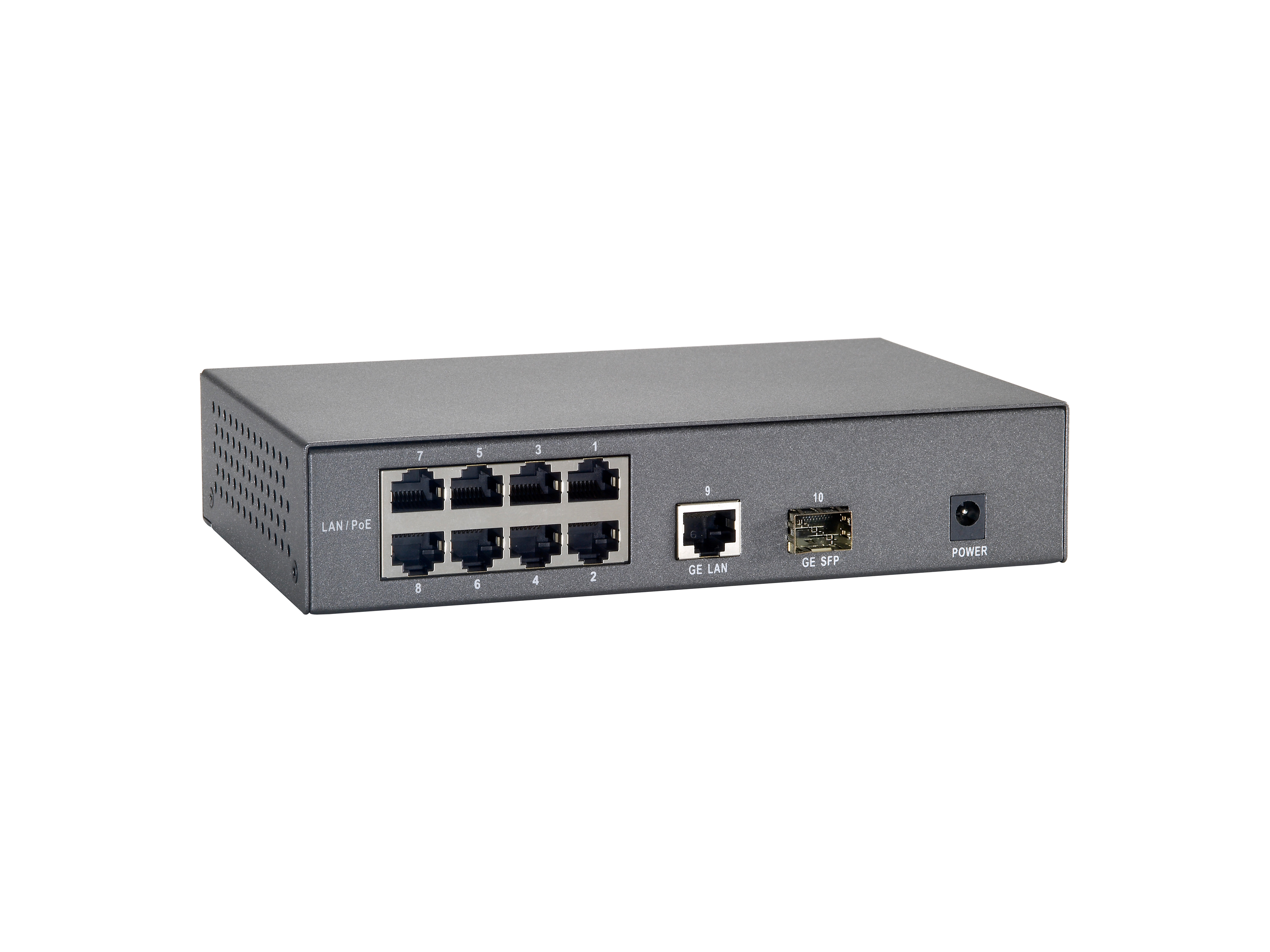 LevelOne FGP-1000 - Switch - 8 x 10/100 (PoE+), Ansicht 2