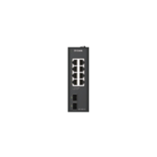 D-Link DIS 100G-10 - Switch - unmanaged - 8 x 10/100/1000 + 2 x Gigabit SFP, Ansicht 2