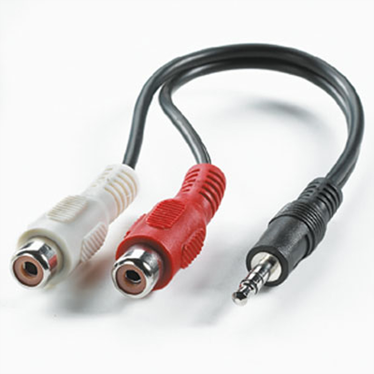 ROLINE Audiokabel - RCA weiblich zu mini-phone stereo 3.5 mm männlich