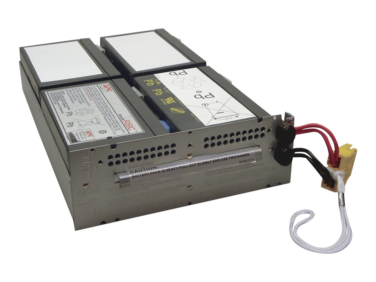 APC Replacement Battery Cartridge #133 - USV-Akku - 1 x Batterie - Bleisäure - Schwarz - für SMT1500RM2U, SMT1500RM2UTW, SMT1500RMI2U, SMT1500RMUS