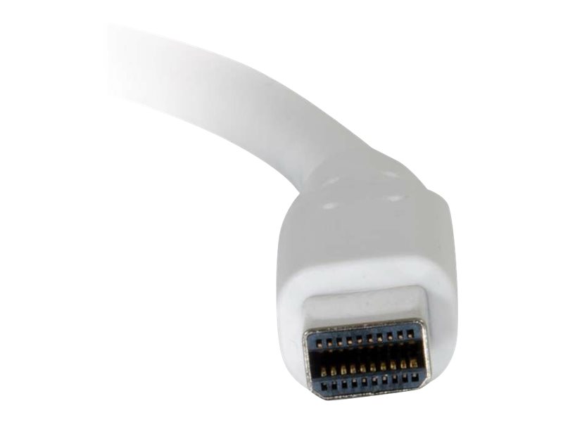 C2G 2m Mini DisplayPort Cable 4K UHD MM - White - DisplayPort-Kabel - Mini DisplayPort (M)