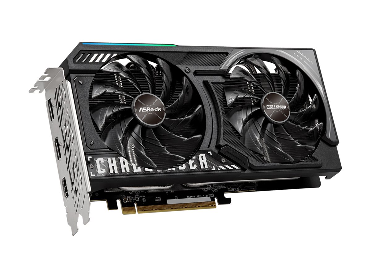 ASRock AMD Radeon RX 9060 XT Challenger 16GB OC, Radeon RX 9060 XT, 16 GB, GDDR6..., Ansicht 4