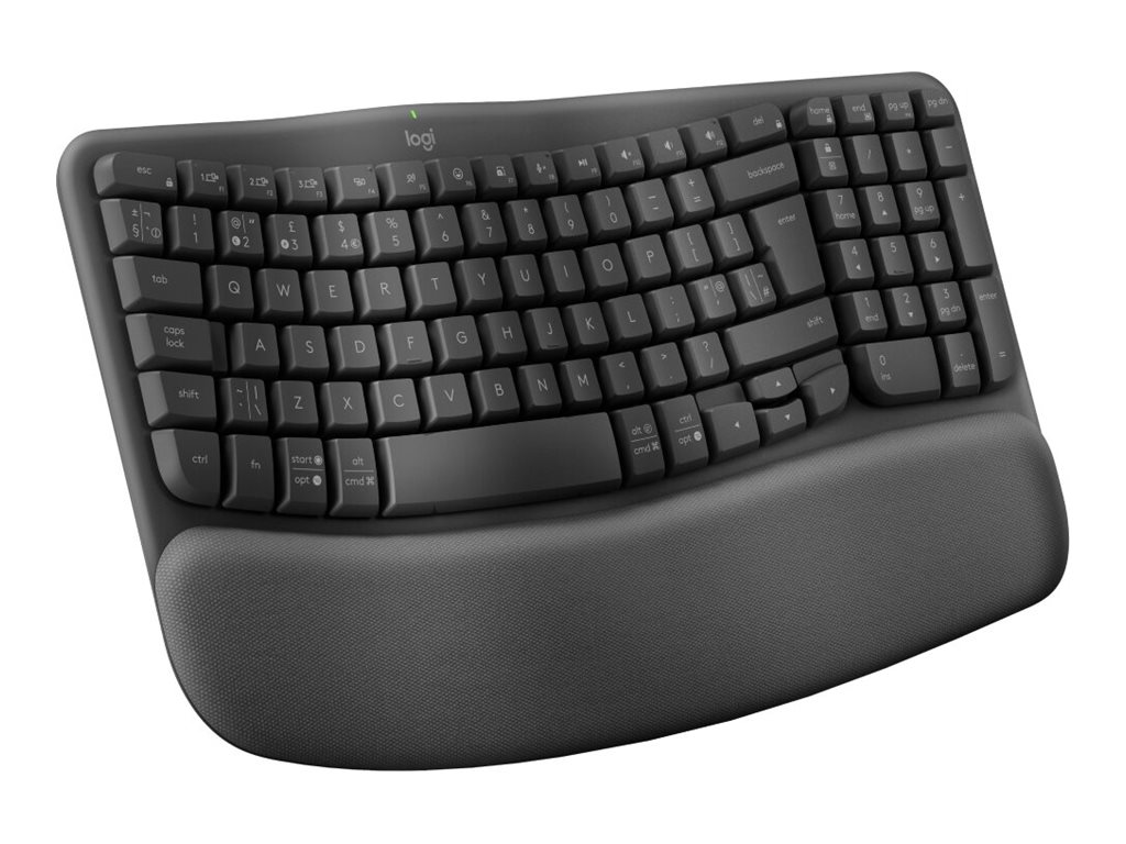 Logitech Wave Keys for Business - GRAPHITE - 2.4GHZ/BT - N/A - CENTRAL-419 - TL: Deutsch, QWERTZ, Ansicht 5