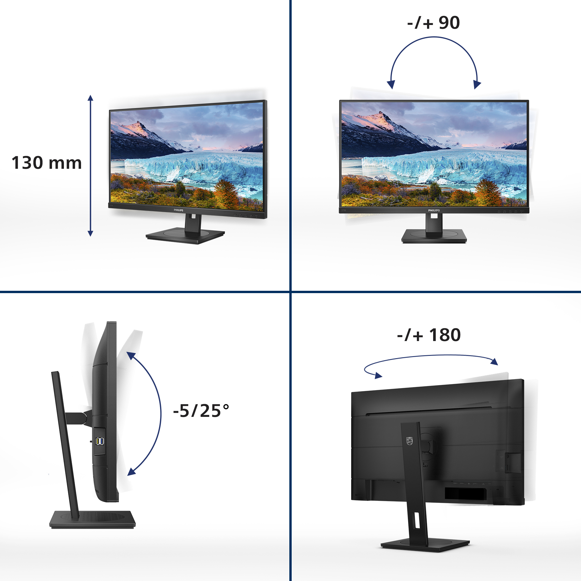 Philips S-line 273S1 - LED-Monitor - 68.6 cm (27), Ansicht 2