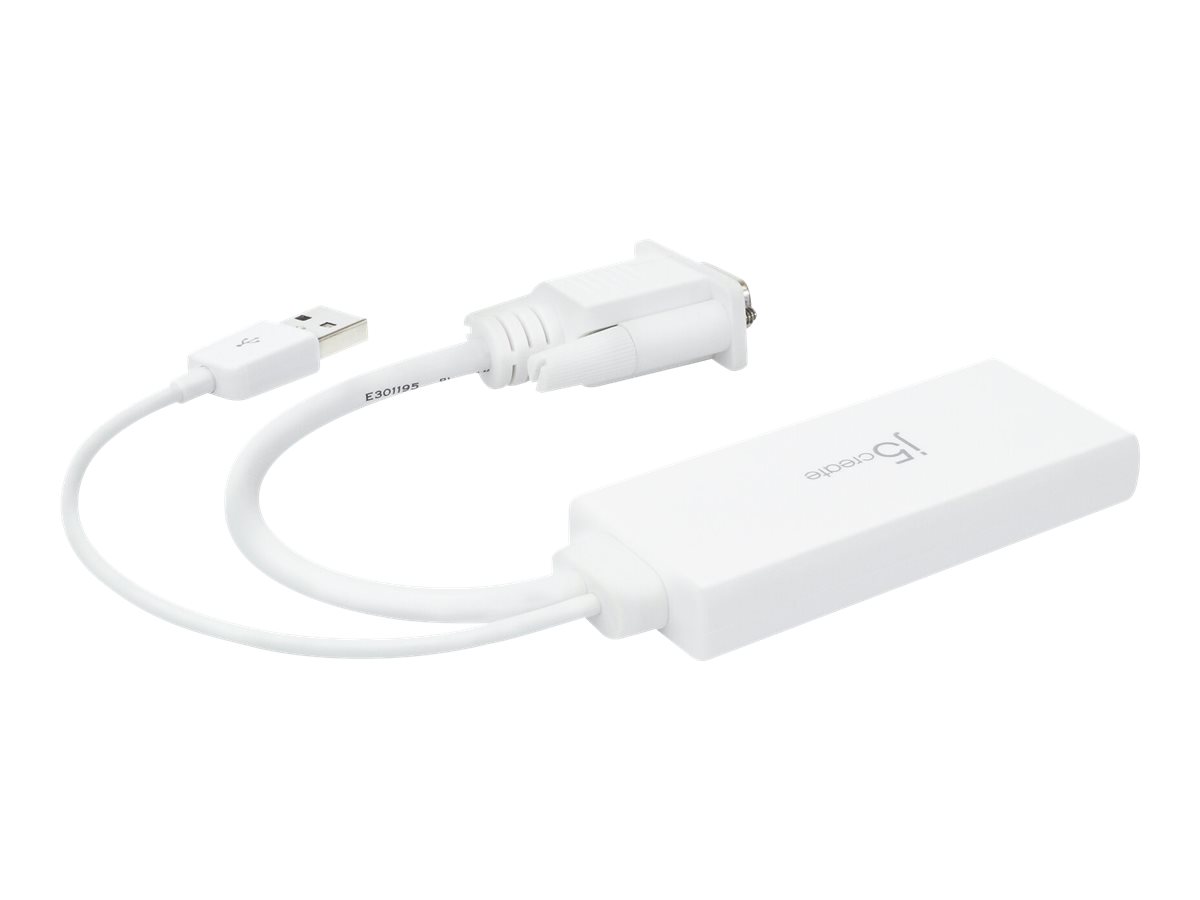j5create JDA214 - Adapterkabel - HDMI weiblich zu USB, HD-15 (VGA), Ansicht 4