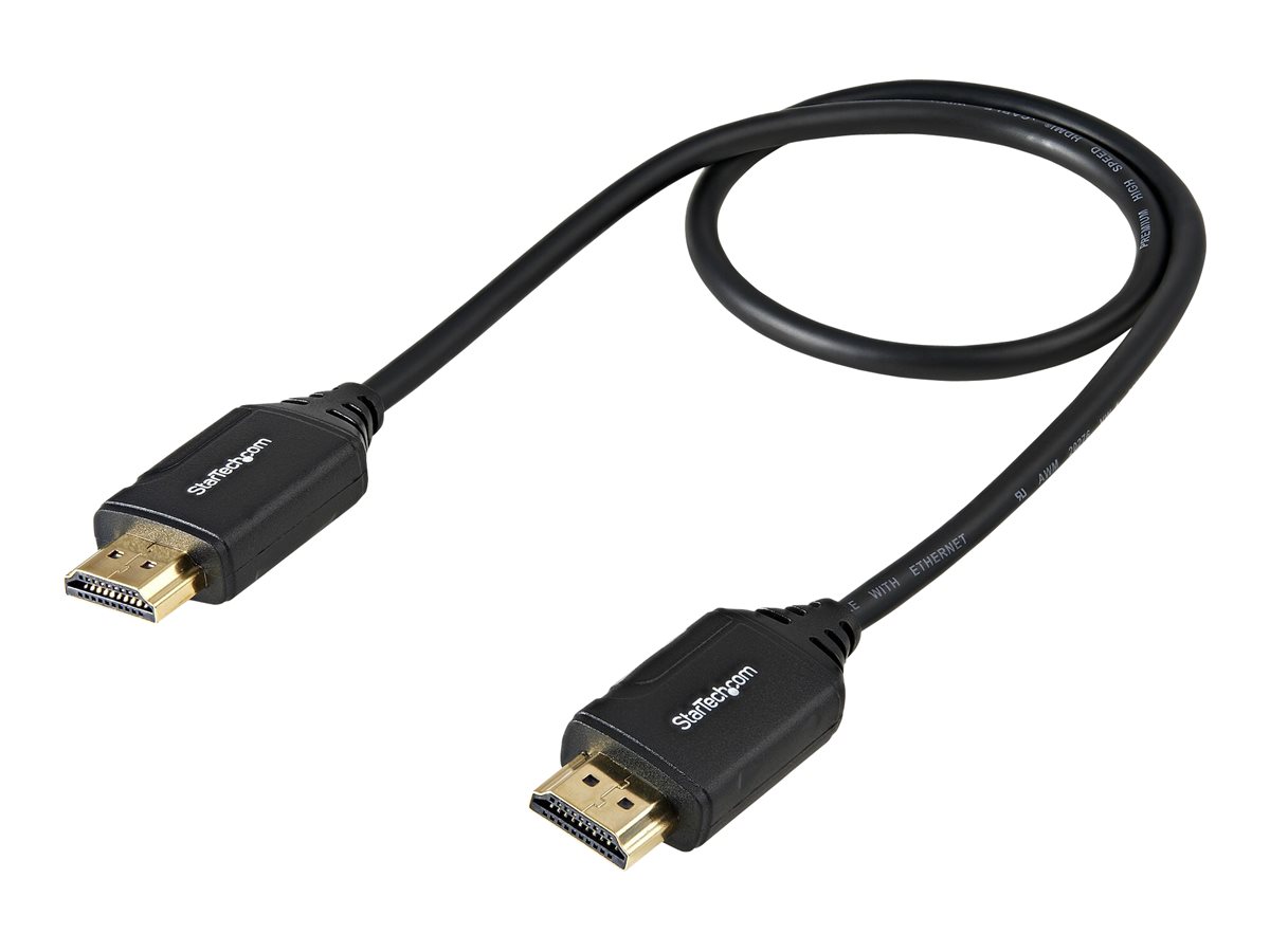 StarTech.com 4K HDMI Kabel 0,5m - Premium High Speed Kabel mit Ethernet - 4K 60Hz - HDMI 2.0 Kabel, Ansicht 3