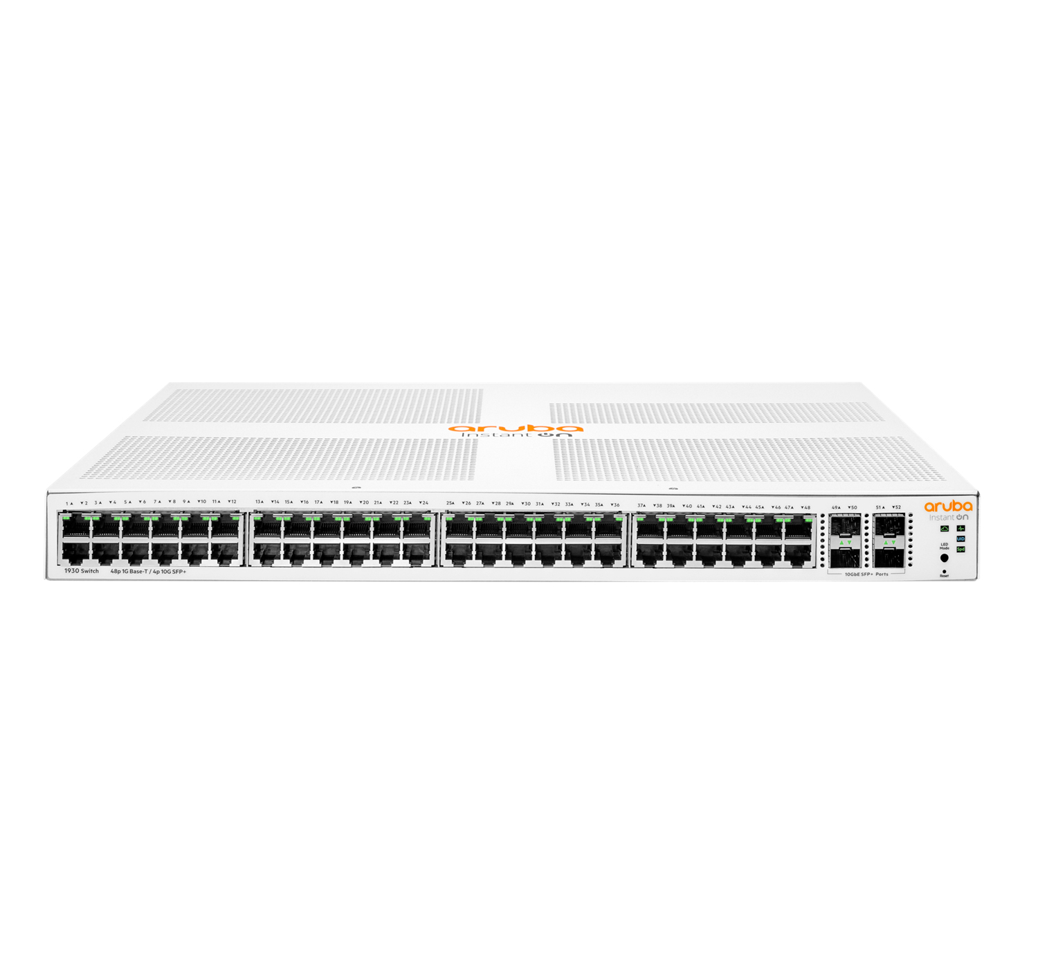 HPE Aruba Networking Aruba Instant On 1930, Managed, L2+, Gigabit Ethernet (10/100/1000), Vollduplex, Rack-Einbau, 1U