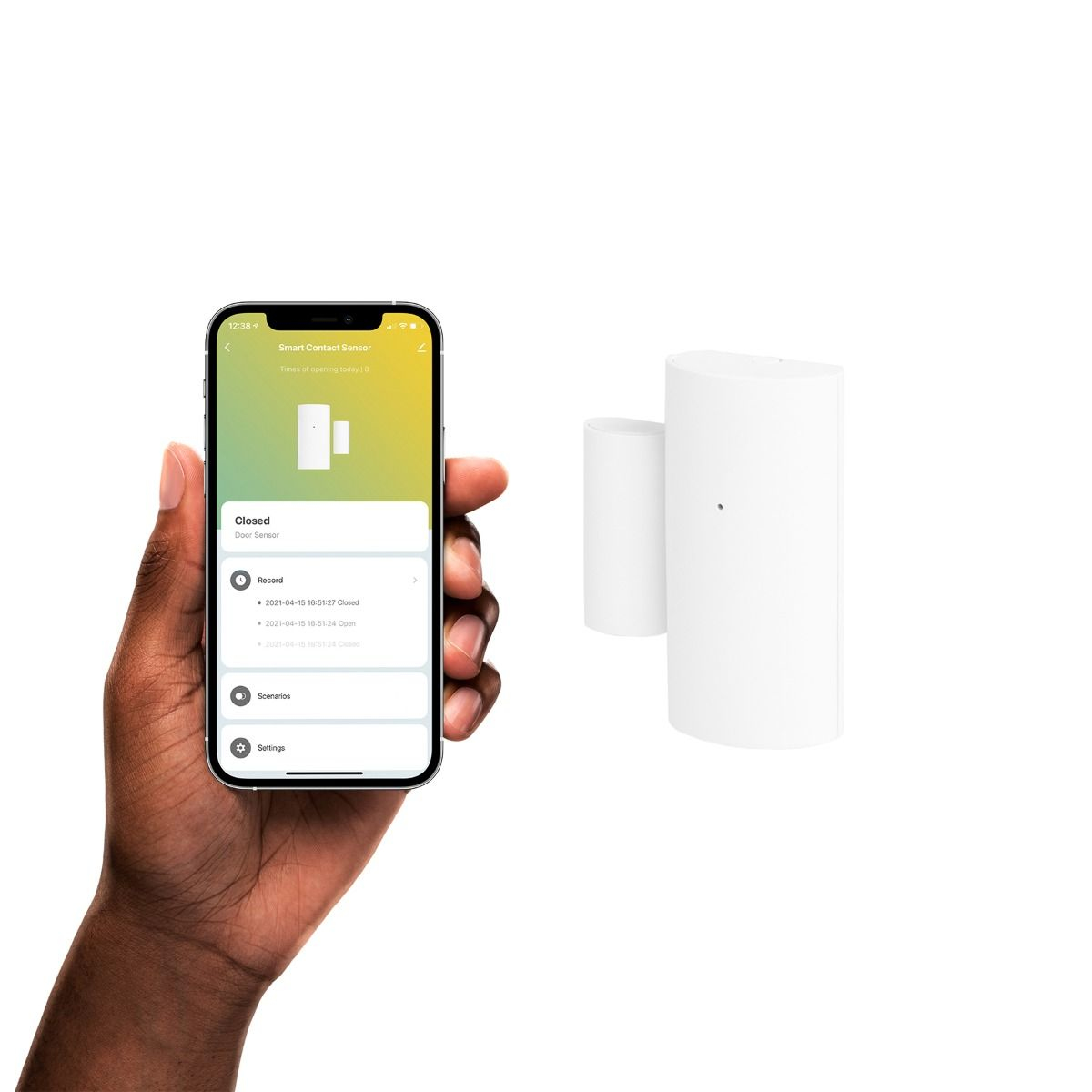 Hombli HBSC-0109 - Kabellos - Bluetooth - Weiß - Tür/Fenster - 0,015 m - 50 m, Ansicht 2