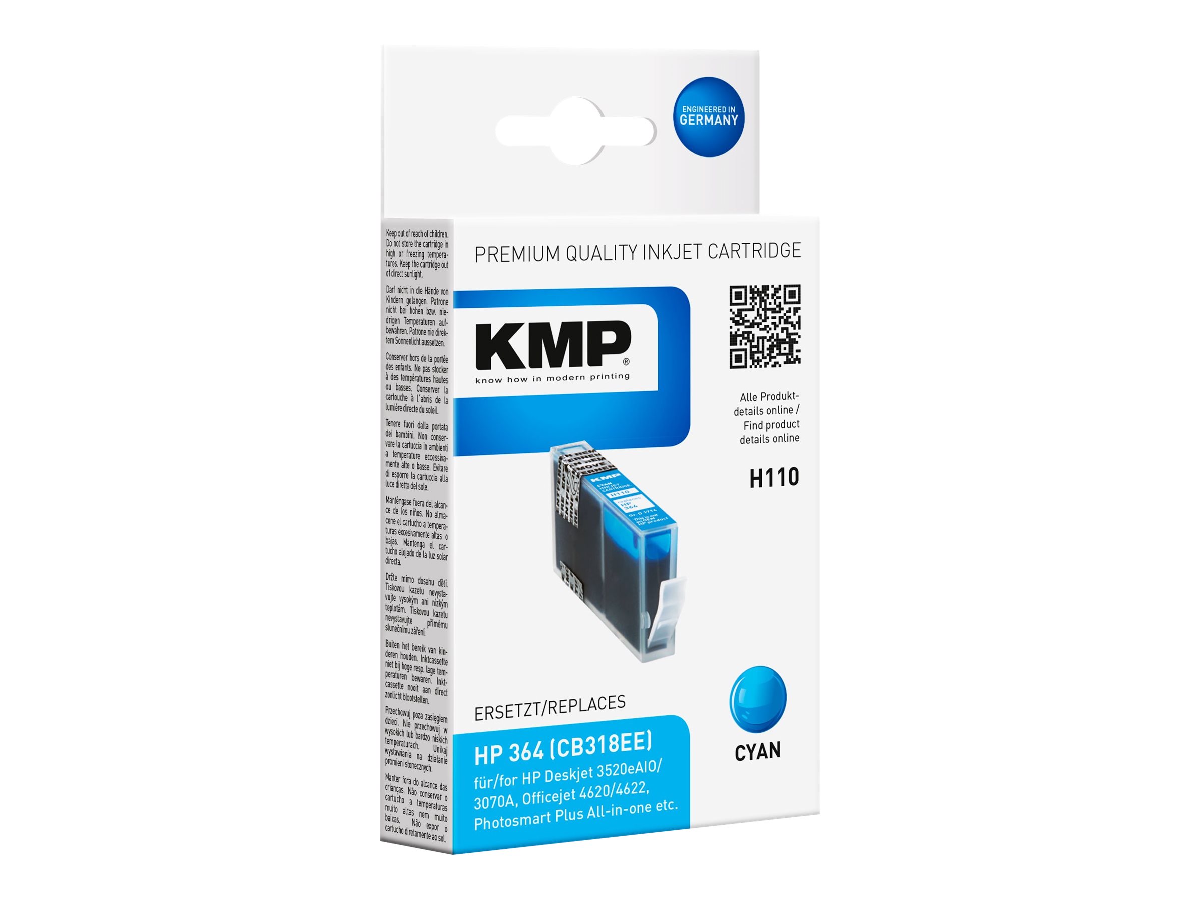 KMP H110 - 8 ml - Cyan - kompatibel - Ti