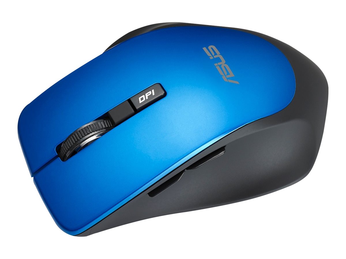 ASUS WT425 - Maus - Für Rechtshänder - optisch - 6 Tasten - kabellos - 2.4 GHz - kabelloser Empfänger (USB)
