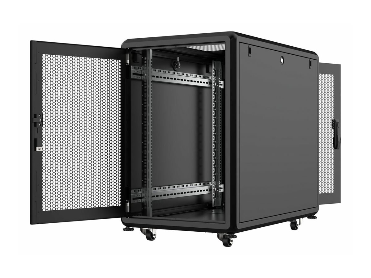 Lanview RSL16U61BL - 16U - 600 kg - 28 kg - Schwarz, Ansicht 2